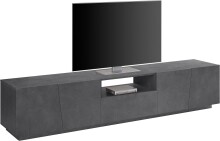 TV-Board >Viterbo< in Schiefer Nachbildung - 220x46x43cm (BxHxT)