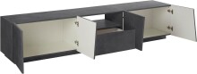 TV-Board >Viterbo< in Schiefer Nachbildung - 220x46x43cm (BxHxT)