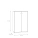 Kommode >Tembi< in Sonoma Eiche - 73,7x111,1x34,8cm (BxHxT)