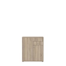 Kommode >Tembi< in Sonoma Eiche - 73,7x85,5x34,8cm (BxHxT)