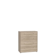 Kommode >Tembi< in Sonoma Eiche - 73,7x85,5x34,8cm...