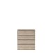 Kommode >Tembi< in Sonoma Eiche - 73,7x85,5x34,8cm (BxHxT)