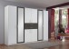 Kleiderschrank >Drugi II< in Weiß Graphit - 270x208x58cm (BxHxT)