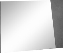 Wandspiegel >Viterbo< in Schiefer Nachbildung - 80x60x2cm (BxHxT)