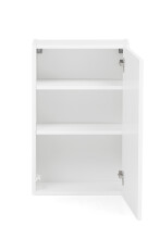 Hängeschrank >Kopenhagen< in Matt Weiß - 40x64x20cm (BxHxT)