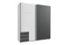 Schwebetürenschrank >Eugenio< in Weiß Graphit - 180x198x64cm (BxHxT)