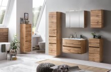 Hängeschrank >Kopenhagen< in Wotaneiche - 40x64x20cm (BxHxT)
