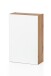 Hängeschrank >Kopenhagen< in Matt Weiß - 40x64x20cm (BxHxT)