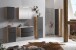 Hängeschrank >Kopenhagen< in Matt Grau - 40x64x20cm (BxHxT)