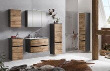 Hängeschrank >Kopenhagen< in Wotaneiche - 40x64x20cm (BxHxT)