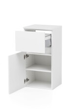 Unterschrank >Kopenhagen< in Matt Weiß - 40x79x35cm (BxHxT)