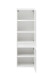 Midischrank >Kopenhagen< in Matt Weiß - 40x130x35cm (BxHxT)