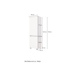 Midischrank >Kopenhagen< in Wotaneiche - 40x130x35cm (BxHxT)