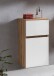 Midischrank >Kopenhagen< in Matt Weiß - 40x130x35cm (BxHxT)