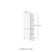 Midischrank >Kopenhagen< in Wotaneiche - 40x130x35cm (BxHxT)