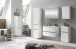 Seitenschrank >Kopenhagen< in Matt Weiß - 40x180x35cm (BxHxT)