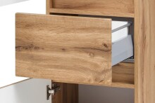 Seitenschrank >Kopenhagen< in Wotaneiche - 40x180x35cm (BxHxT)