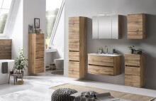 Seitenschrank >Kopenhagen< in Wotaneiche - 40x180x35cm (BxHxT)
