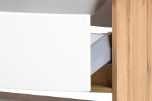Waschtisch-Set >Kopenhagen< in Matt Weiß - 80x53x49cm (BxHxT)