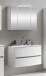Badezimmer-Set >Kopenhagen< in Matt Weiß - 80x200x49cm (BxHxT)