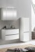 Badezimmer-Set >Kopenhagen< in Matt Weiß - 80x200x49cm (BxHxT)