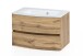 Badezimmer-Set >Kopenhagen< in Wotaneiche - 80x200x49cm (BxHxT)
