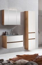 Badezimmer-Set >Kopenhagen< in Matt Weiß - 80x200x49cm (BxHxT)