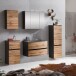 Badezimmer-Set >Kopenhagen< in Wotaneiche - 80x200x49cm (BxHxT)