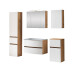 Badezimmer-Set >Kopenhagen< in Matt Weiß - 80x200x49cm (BxHxT)