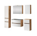 Badezimmer-Set >Kopenhagen< in Matt Weiß - 80x200x49cm (BxHxT)