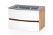 Badezimmer-Set >Kopenhagen< in Matt Weiß - 80x200x49cm (BxHxT)