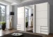 Schwebetürenschrank >Eugenio< in Weiß - 270x210x65cm (BxHxT)
