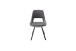 Esszimmerstuhl >Agrafa< (2-er Set) in Grau aus Metall - 54x90x60cm (BxHxT)