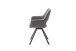 Esszimmerstuhl >Agrafa< (2-er Set) in Grau aus Metall - 58x90x60cm (BxHxT)