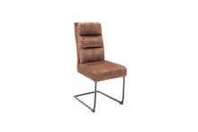 Esszimmerstuhl >Labrea< (2-er Set) in  aus Metall - 44x99x64cm (BxHxT)