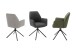 Esszimmerstuhl >Pettau< (2-er Set) in Olive aus Metall - 59x88x63cm (BxHxT)