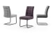 Esszimmerstuhl >Salta< (2-er Set) in Merlot aus Metall - 48x96x64cm (BxHxT)