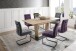 Esszimmerstuhl >Salta< (2-er Set) in Merlot aus Metall - 48x96x64cm (BxHxT)