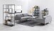 Satztisch >Inverness< (3 teilig) in Schwarz matt - 120x48x60 (BxHxT)