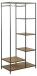 Garderobenständer >Carney< in Wildeiche aus Metall,MDF - 77x165x45cm (BxHxT)