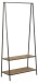 Garderobenständer >Carney< in Wildeiche aus Metall,MDF - 77x165x37cm (BxHxT)