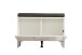 Sitzbank >Cacak< in Weiß - 74,5x45x35cm (BxHxT)