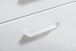 Sitzbank >Cacak< in Weiß - 74,5x45x35cm (BxHxT)