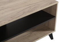 Couchtisch >Uzice< in Grey Oak - 101x47x50cm (BxHxT)