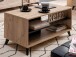 Couchtisch >Uzice< in Grey Oak - 101x47x50cm (BxHxT)