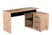 Schreibtisch >Paracin< in Artisan Eiche - 135x75,5x50cm (BxHxT)