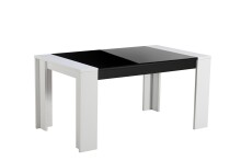 Esstisch >Temerin< in Weiß - 154x75x90,5cm (BxHxT)