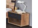 Nachtkommode >Lothar< in Plankeneiche - 46x38x40cm (BxHxT)