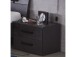 Nachtkommode >Nickola< in Graphit - 46x38x40cm (BxHxT)