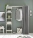 Kleiderschrank >Jill< in Weiß - 120x195x50cm (BxHxT)